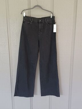 7 For All Mankind Scout Thunder Wide Leg Jean Size 29 Womens Cotton Blend High r
